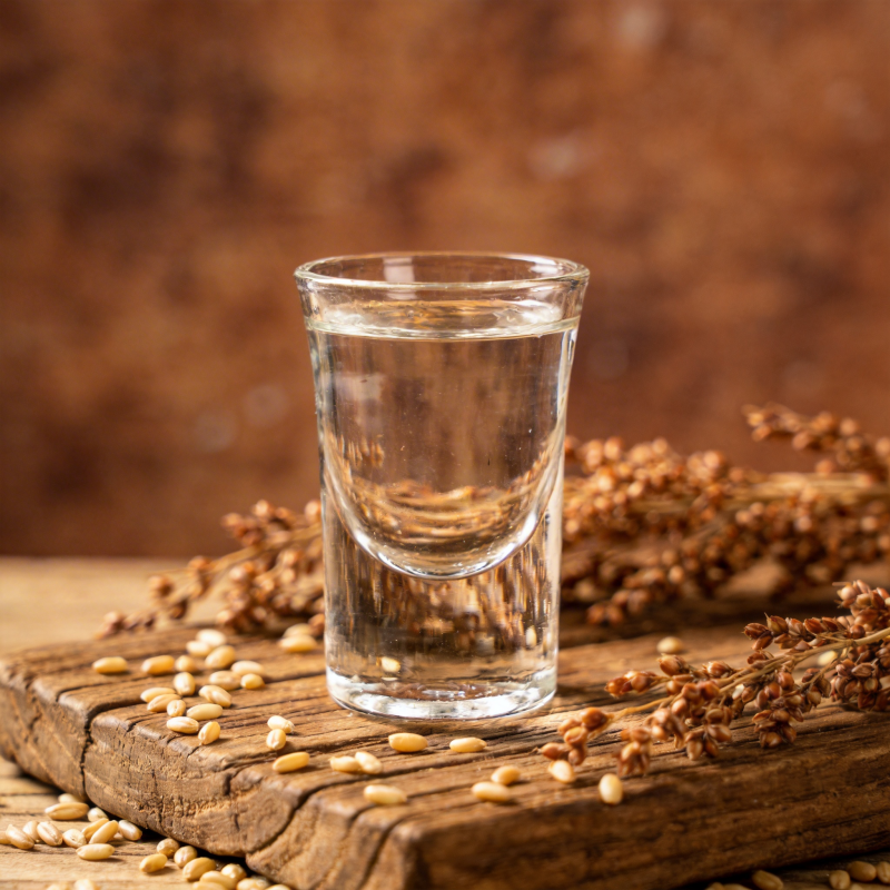 清酒与谷物图片