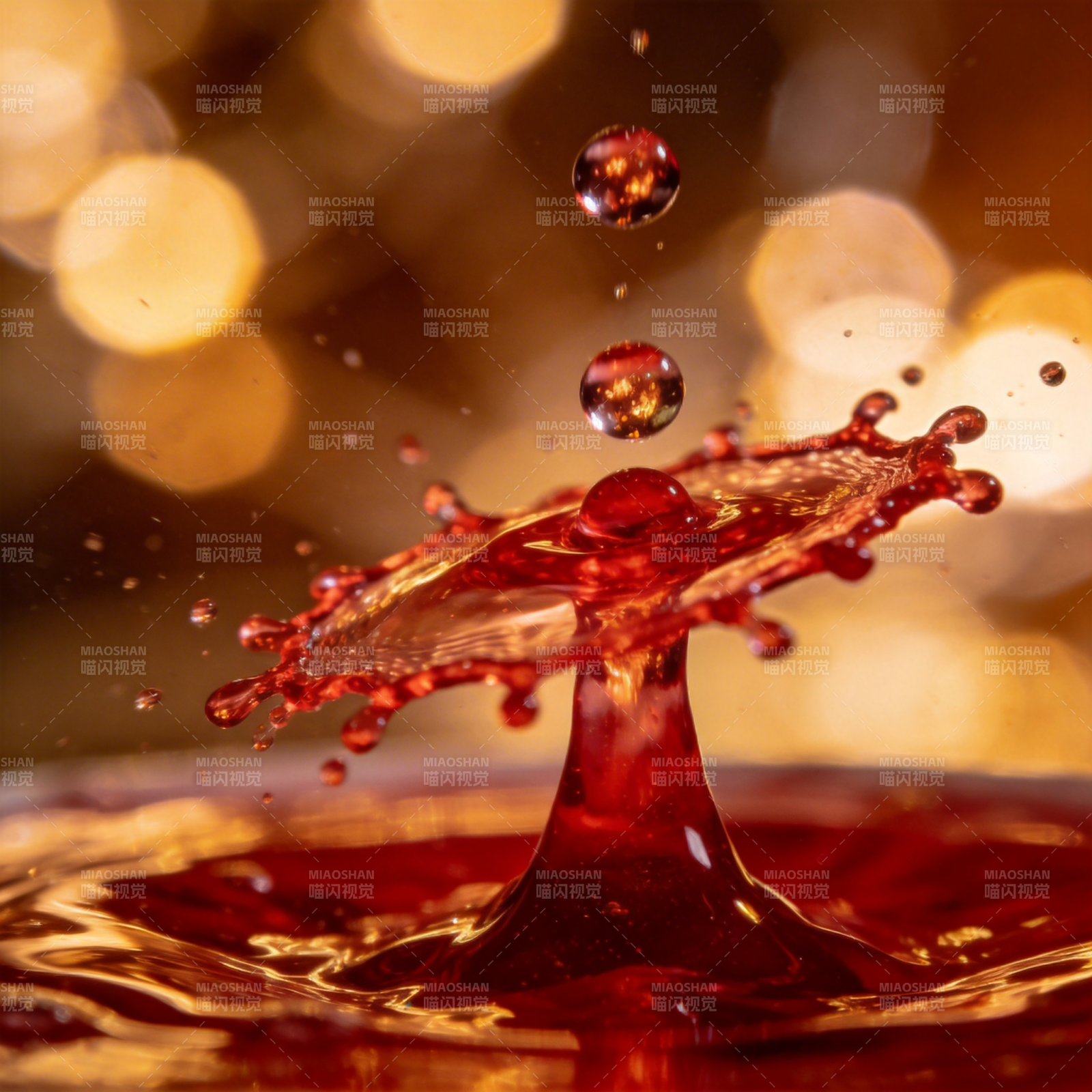 红酒滴落瞬间图片