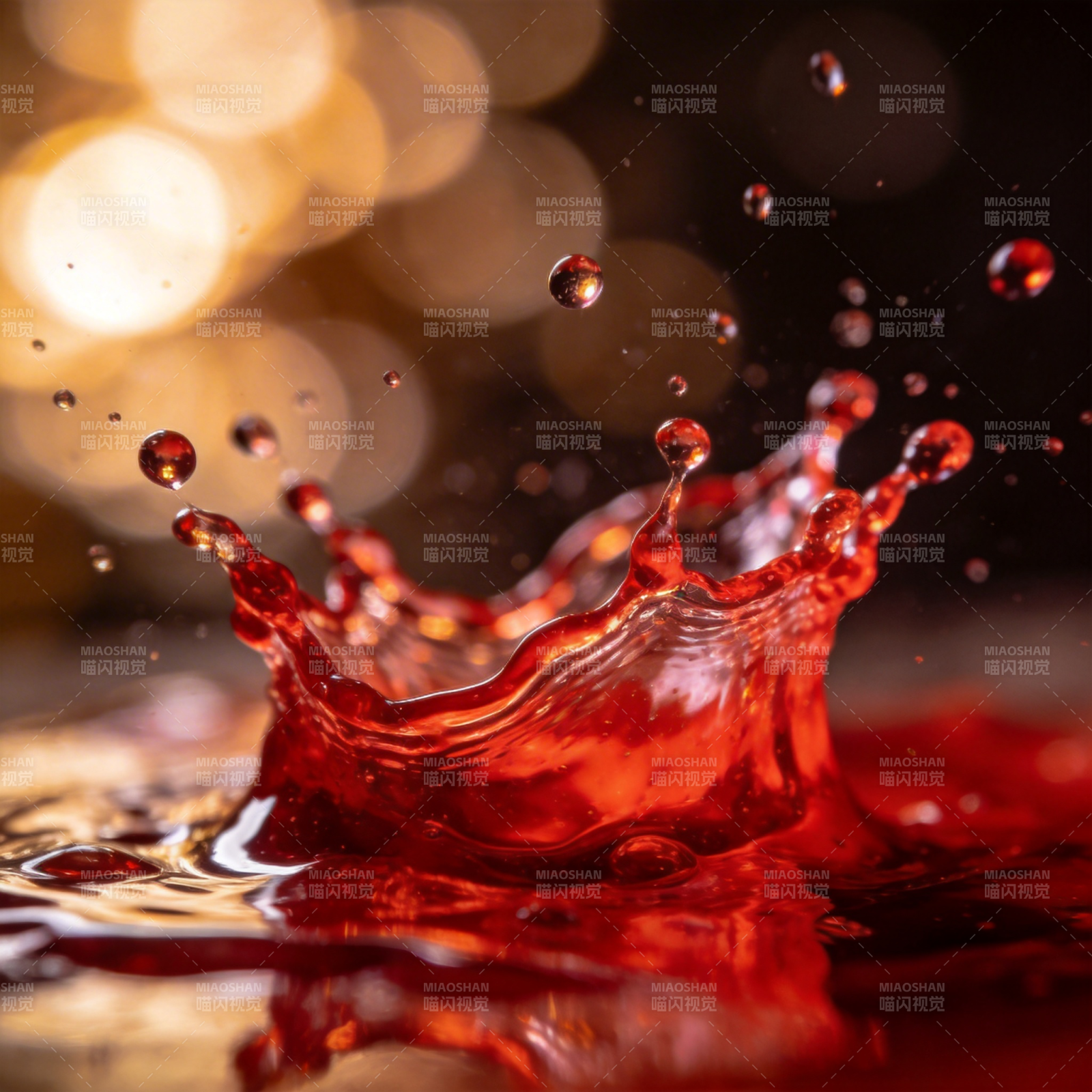 红酒飞溅瞬间图片