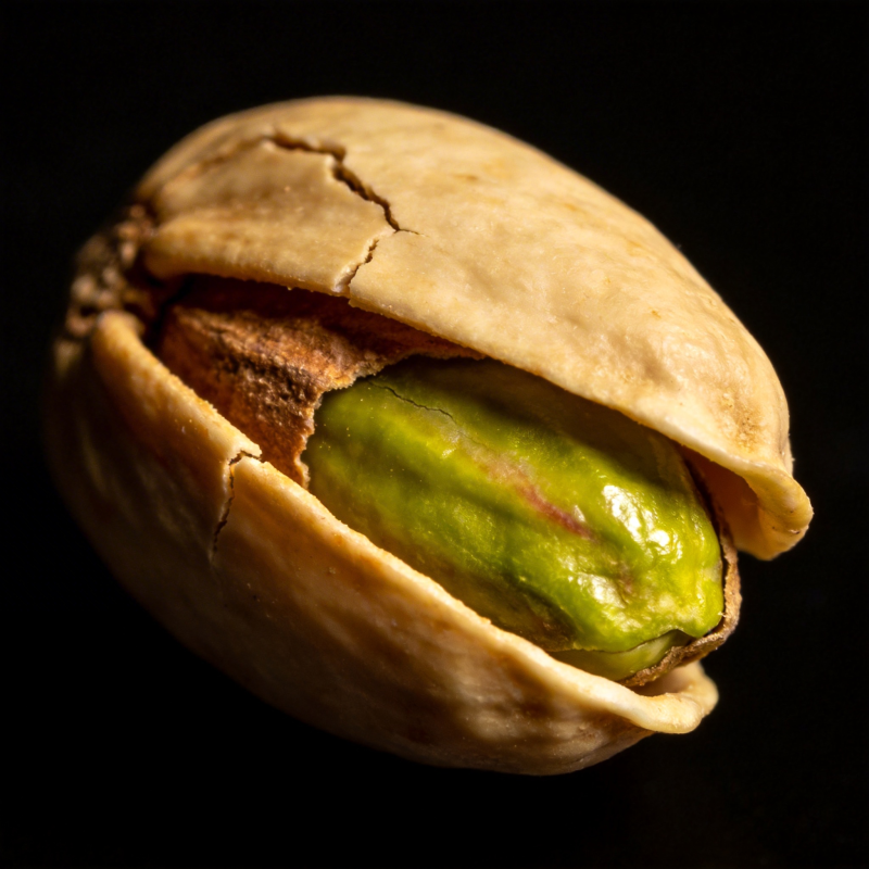 青仁杏仁特写图片