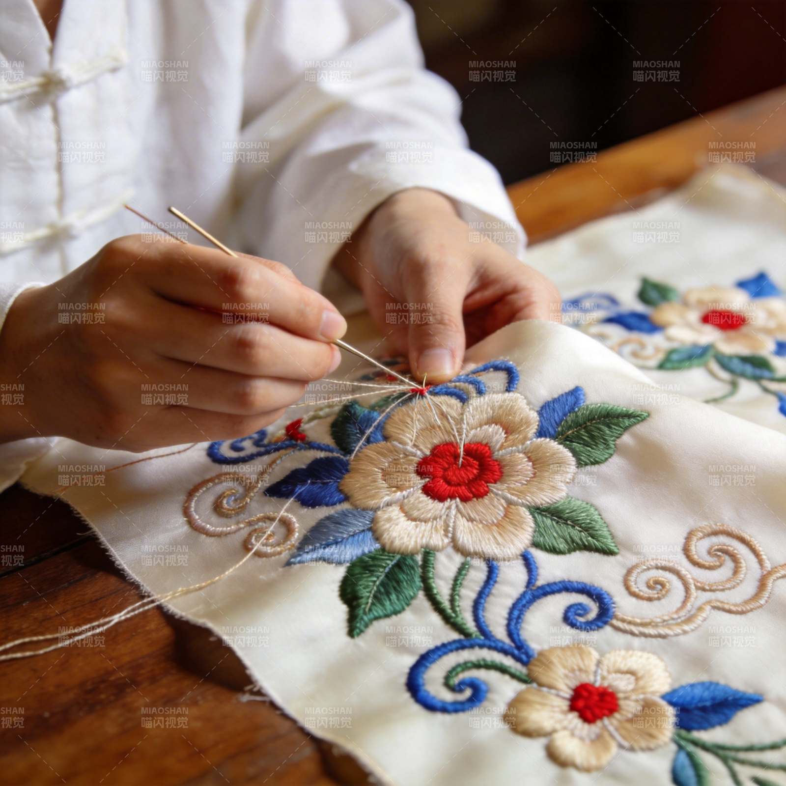 精巧刺绣艺术图片