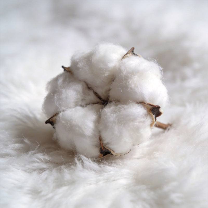 柔软棉絮静卧绒毯图片