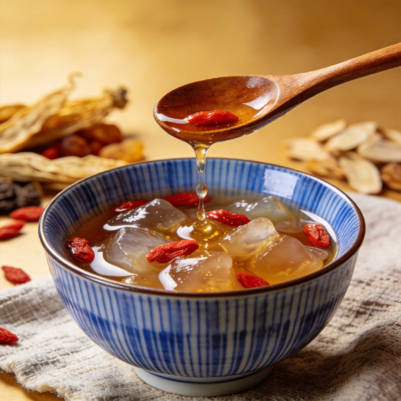 冰糖枸杞炖雪燕图片