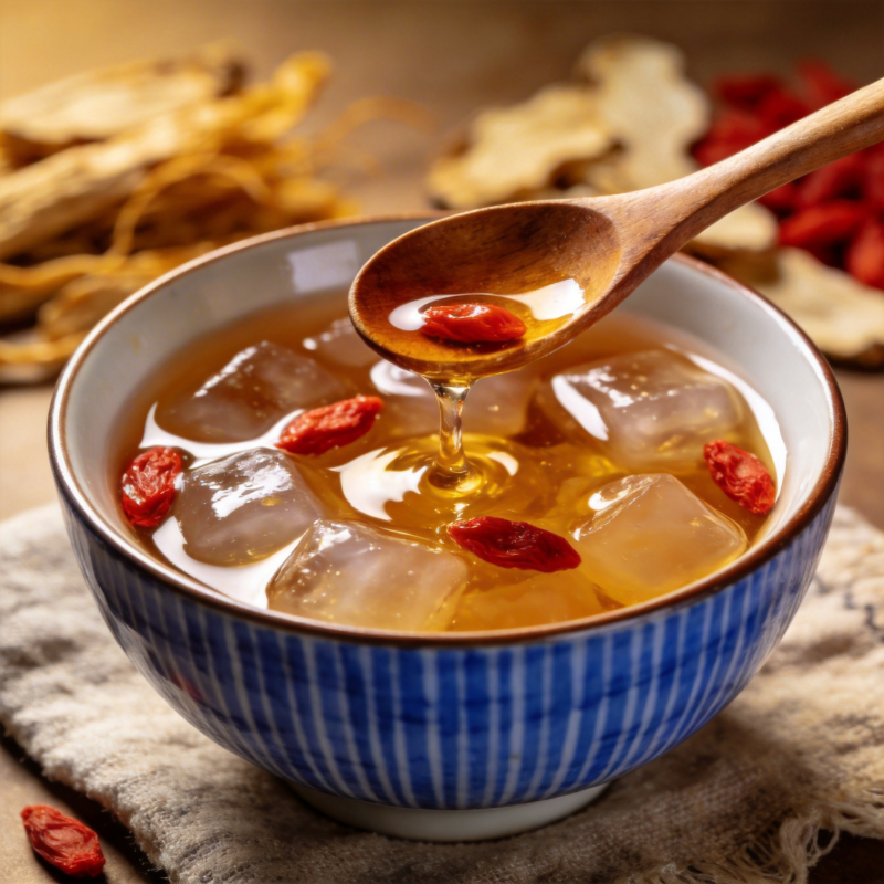 冰镇枸杞茶图片