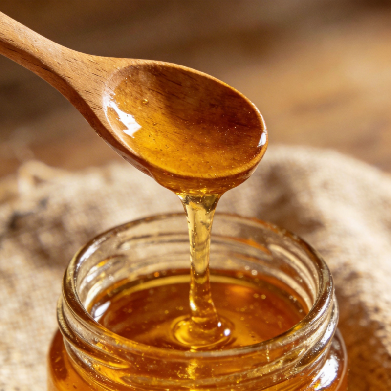 蜂蜜滴落瞬间图片