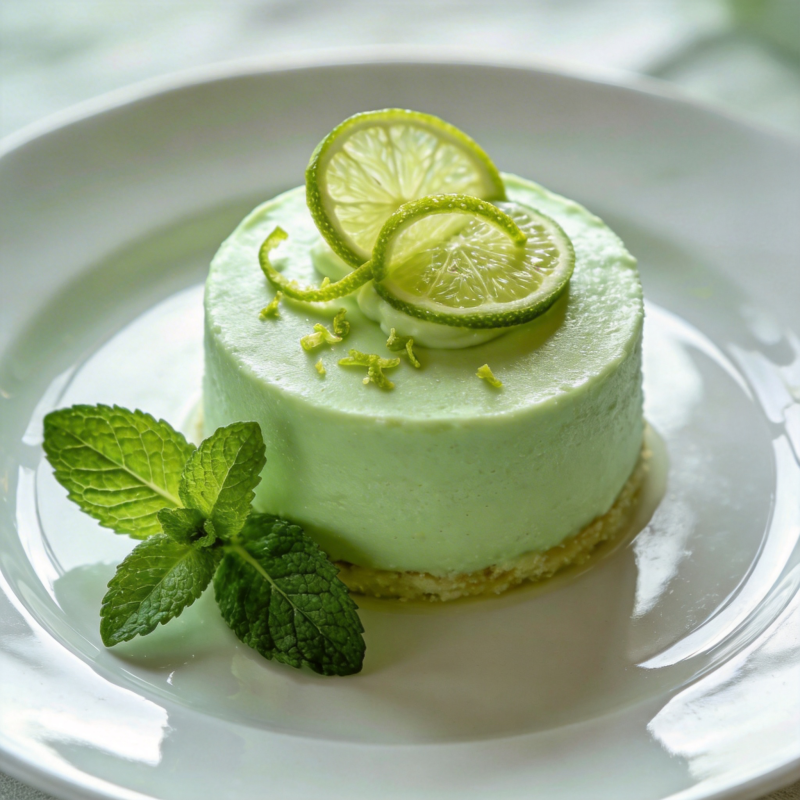 青柠慕斯蛋糕图片