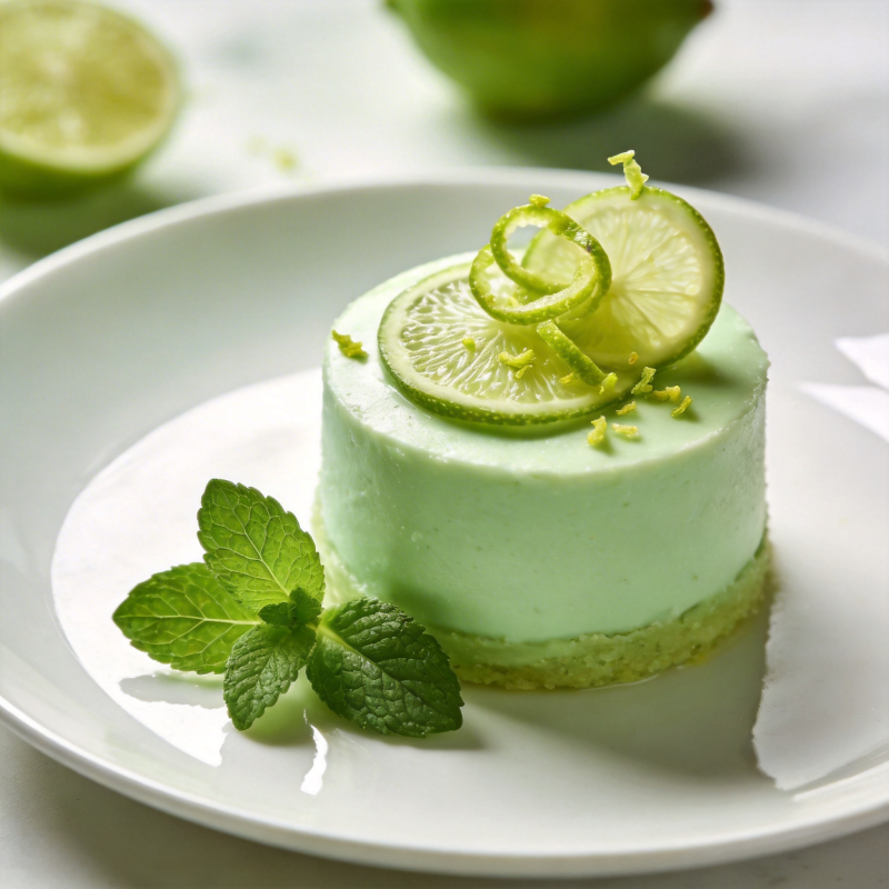 青柠慕斯蛋糕图片