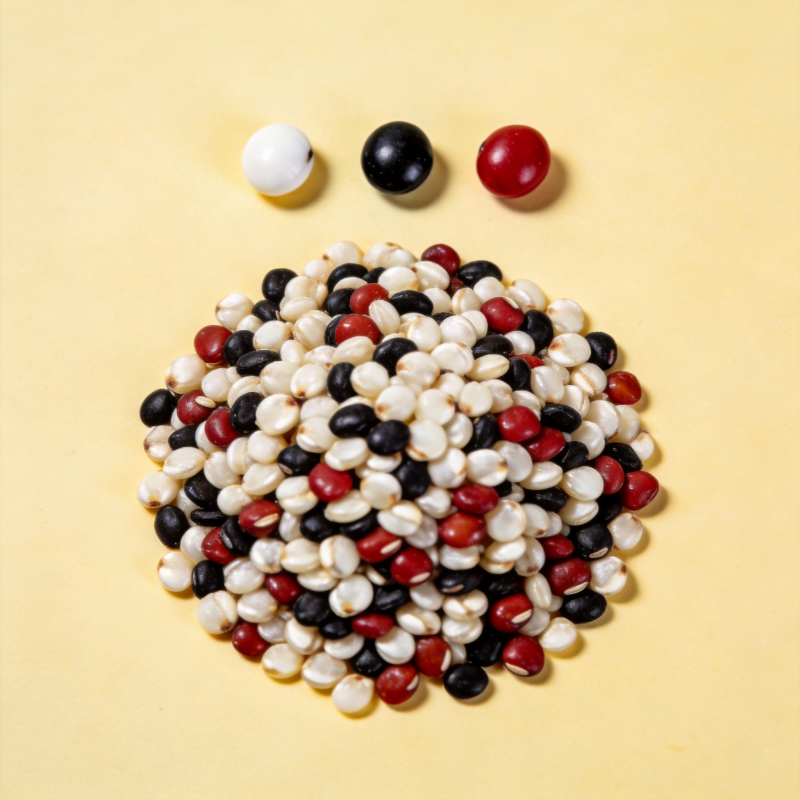三色豆粒创意摆拍图片