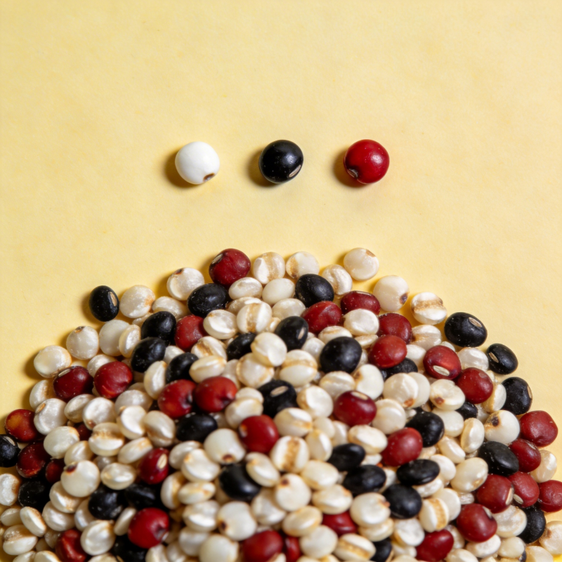 三色藜麦创意摆盘图片