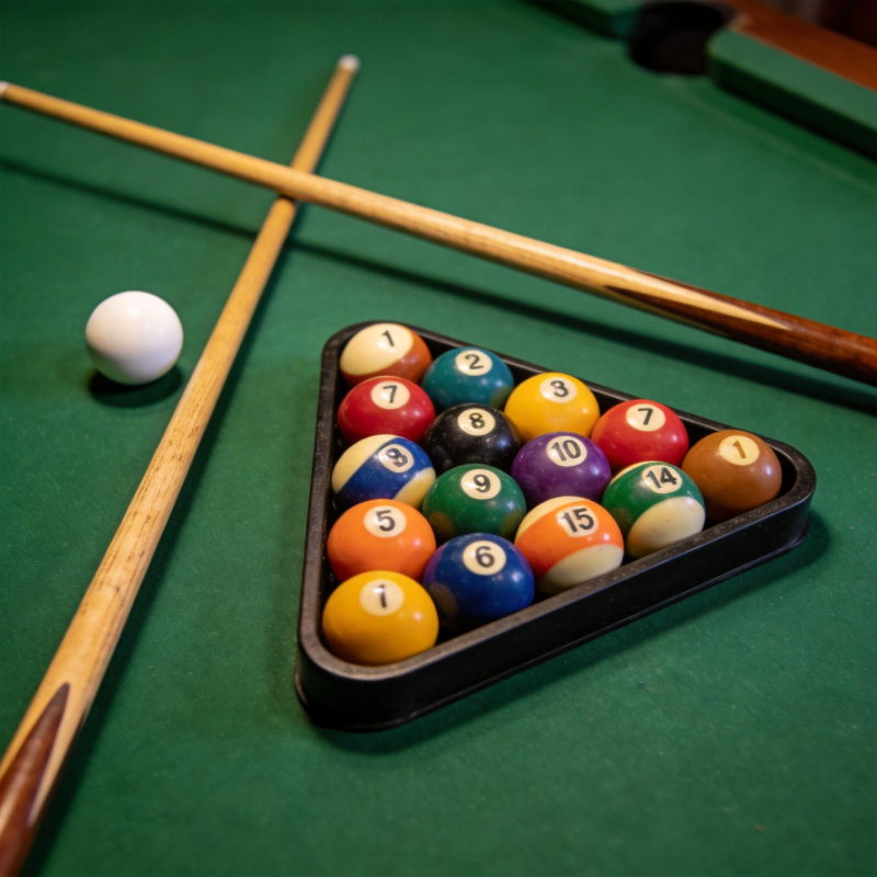 台球桌上的精彩瞬间图片