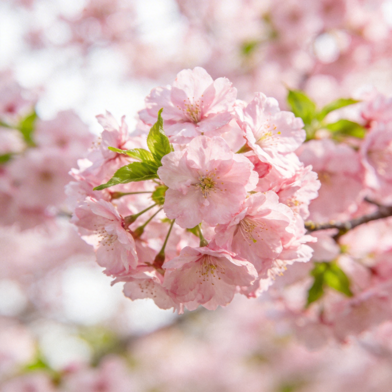 樱花绽放春意浓图片