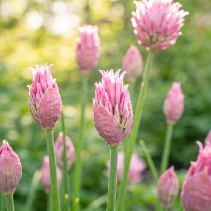 粉红花蕾绽放图片