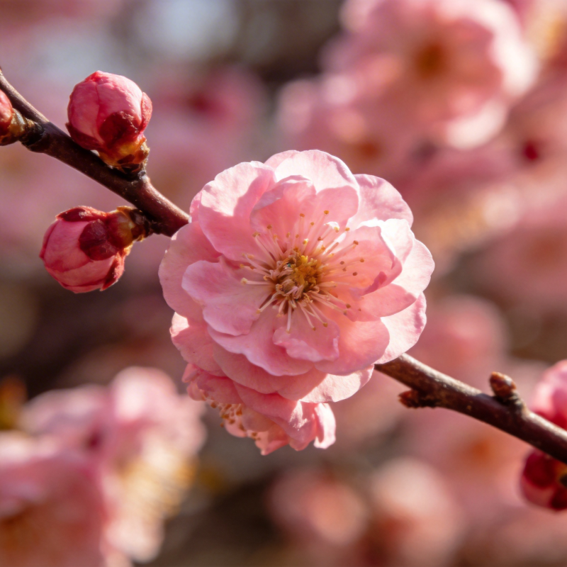 樱花绽放春意浓图片