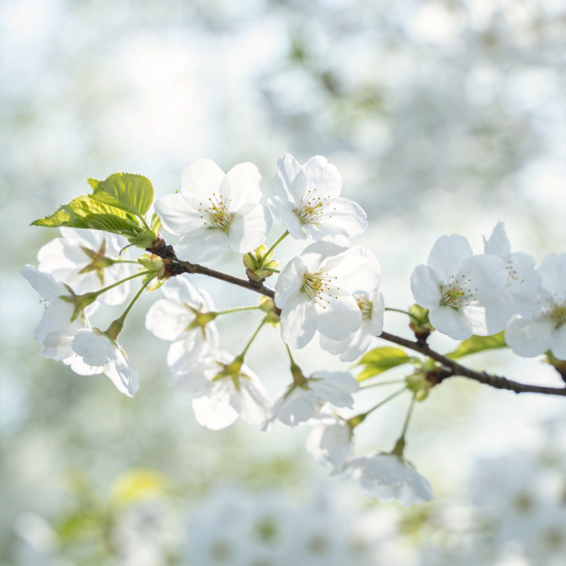 樱花绽放春意浓图片