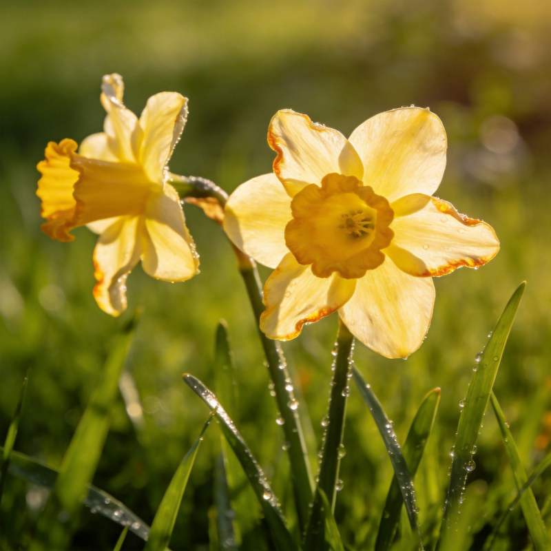 春日黄花绽放图片