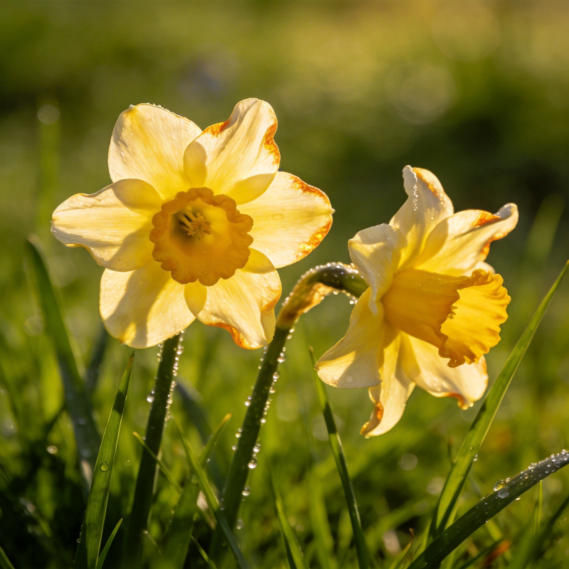 春日黄花绽放图片