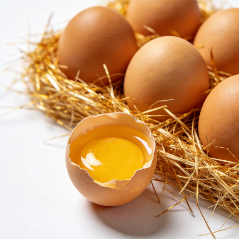 金蛋与蛋黄图片
