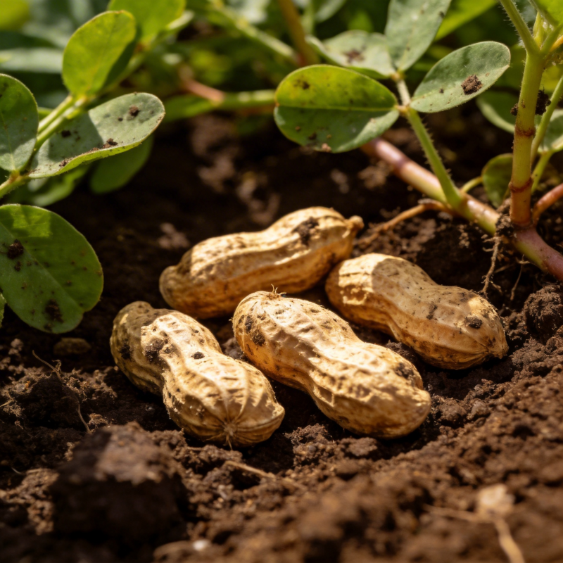 花生落地生根图片