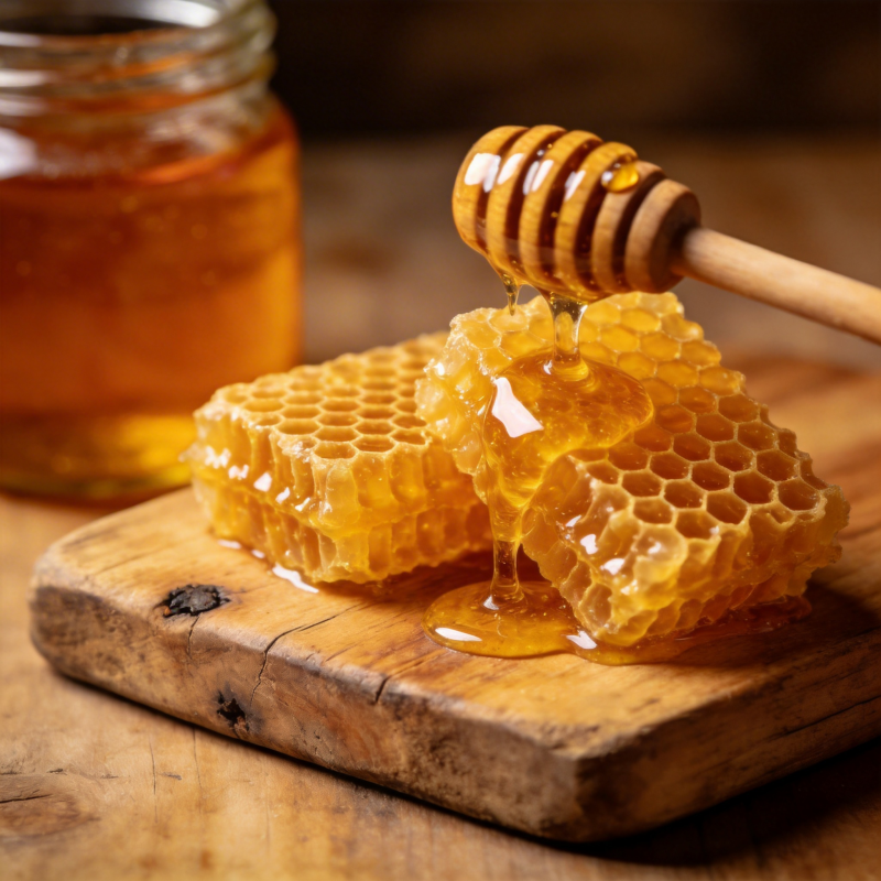 蜂蜜流淌 甜蜜自然图片