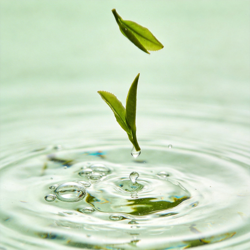 茶叶入水瞬间图片