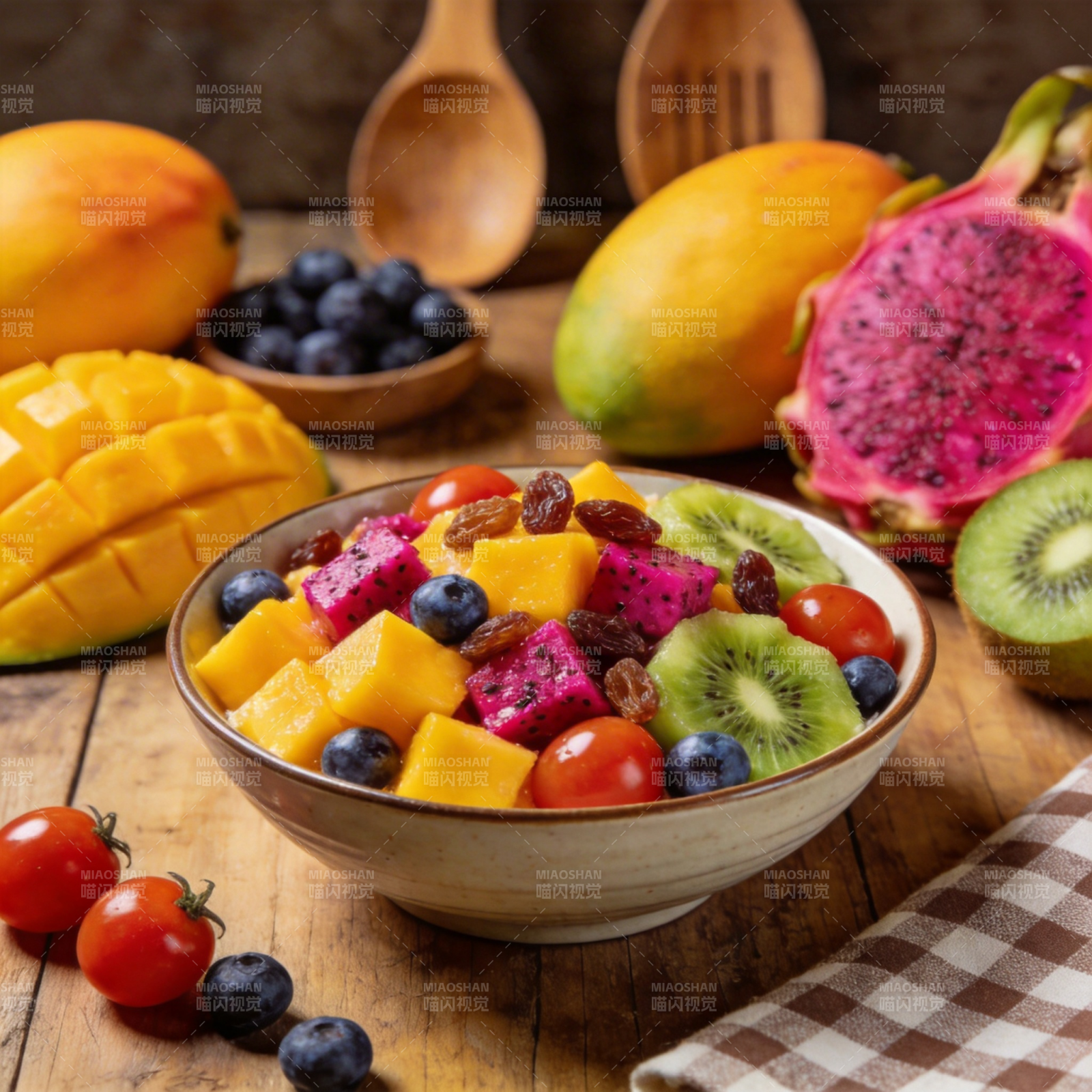缤纷水果沙拉图片