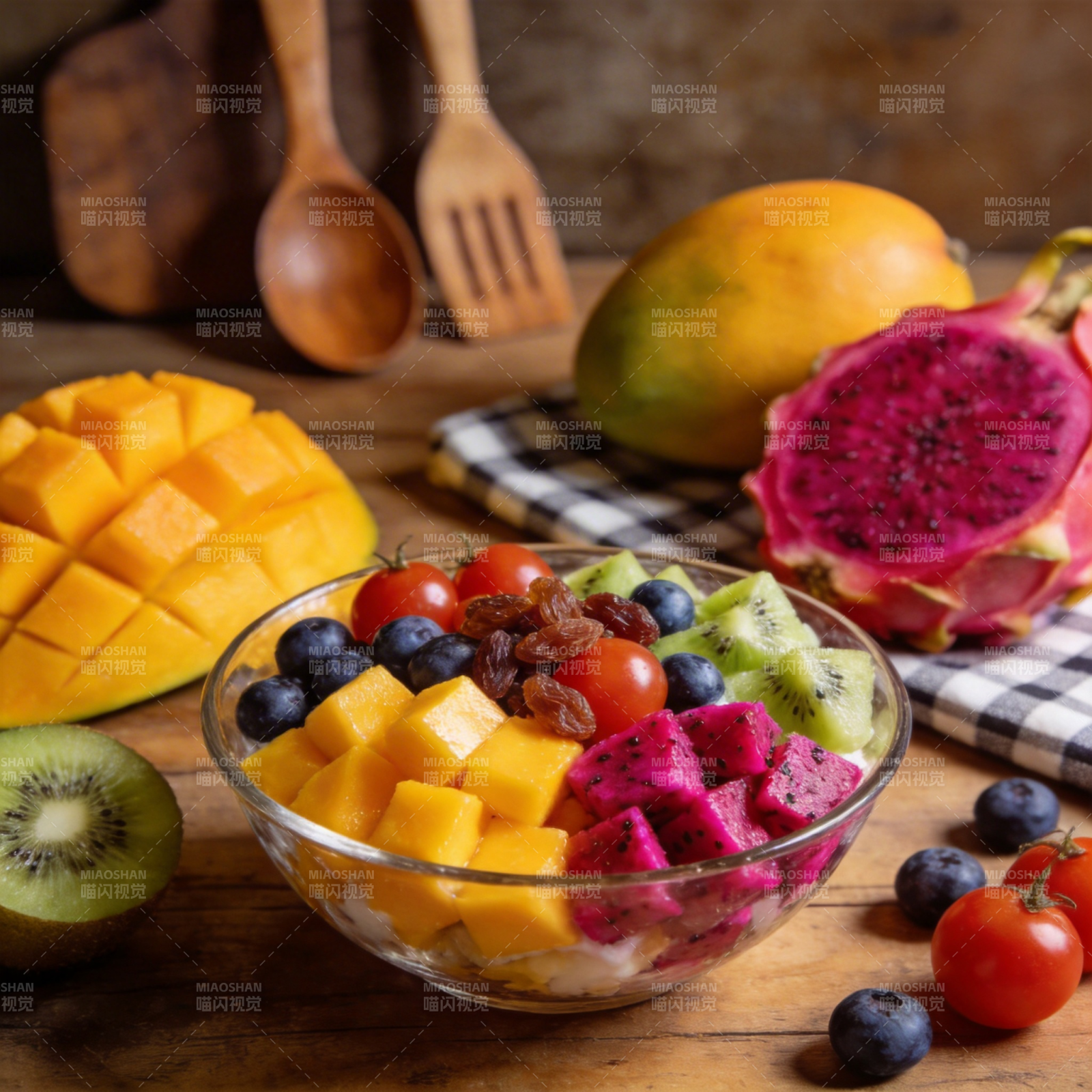 缤纷水果拼盘图片
