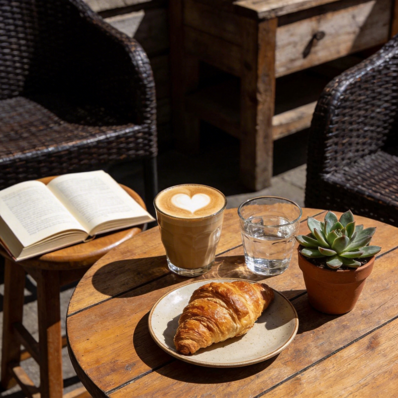 咖啡时光 书香伴甜点图片