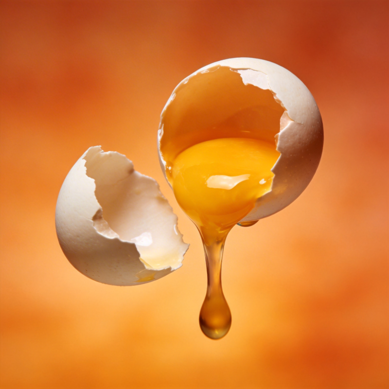 蛋黄滴落瞬间图片