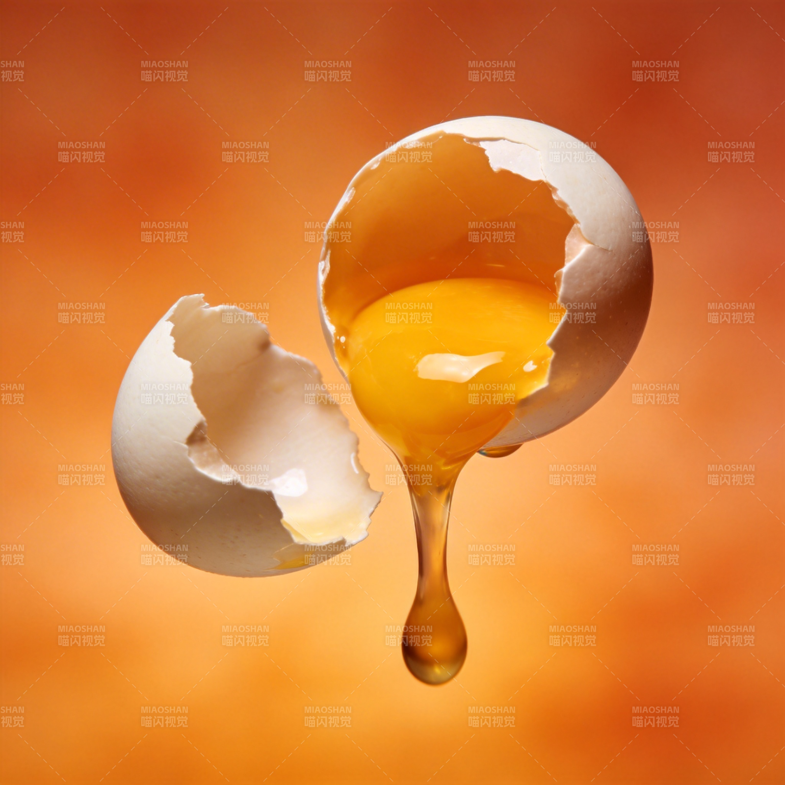 蛋黄滴落瞬间图片