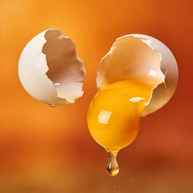 蛋黄滴落瞬间图片