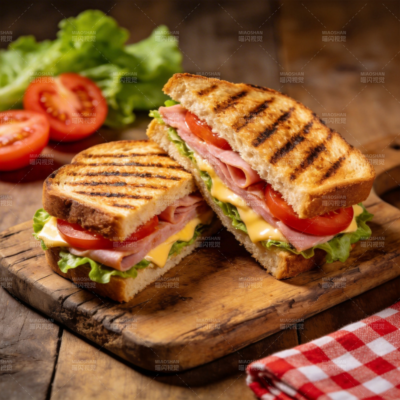 美味三明治图片