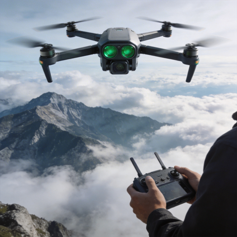 山巅遥控无人机图片