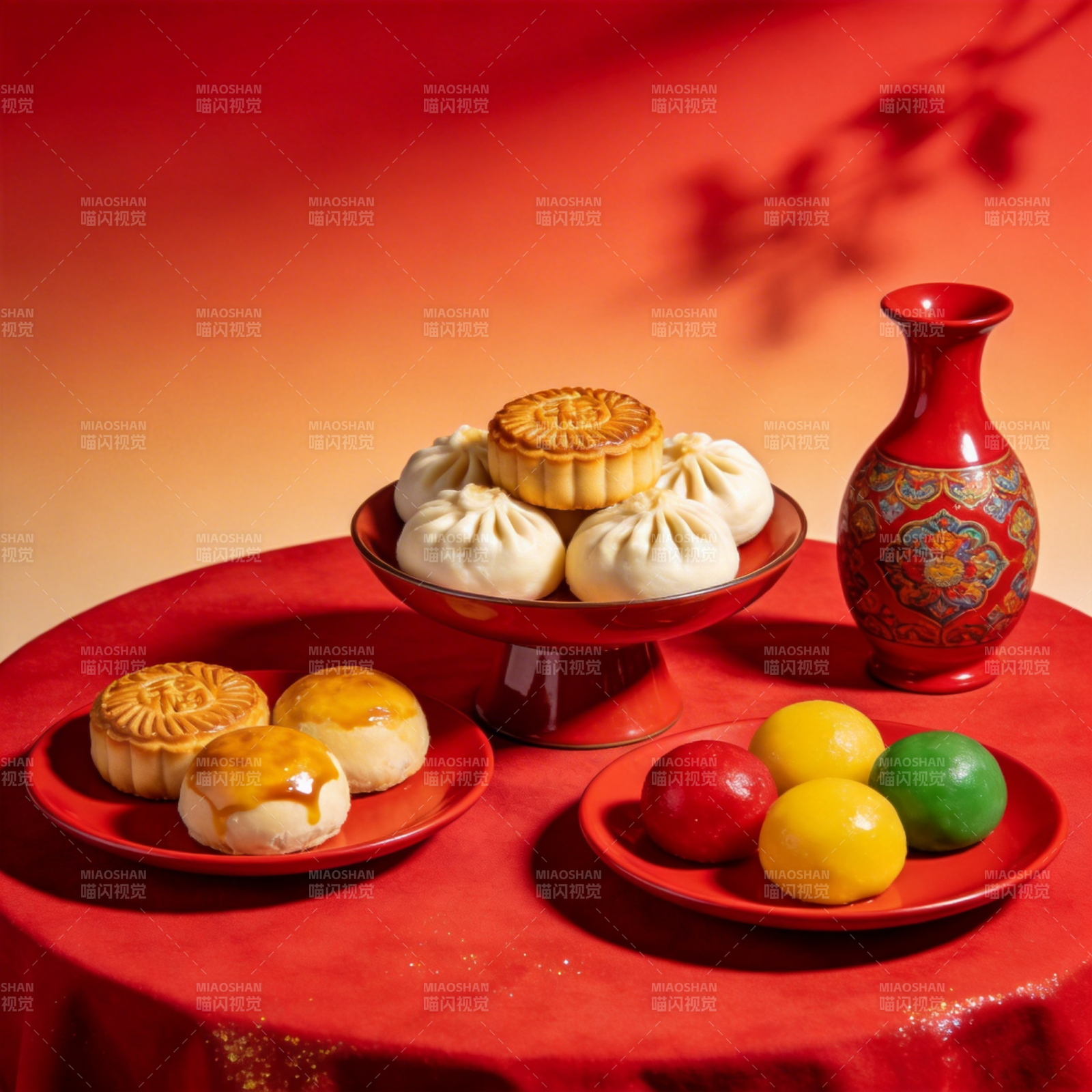 中秋佳节美食图图片