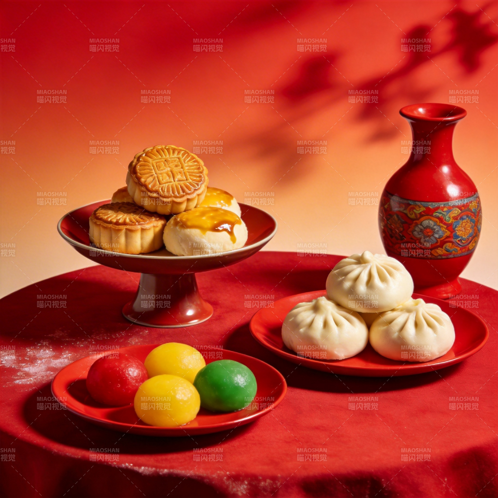 中秋佳节美食图图片