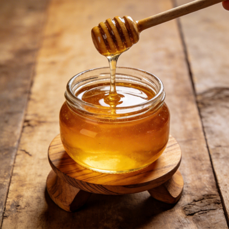 蜂蜜流淌的瞬间图片