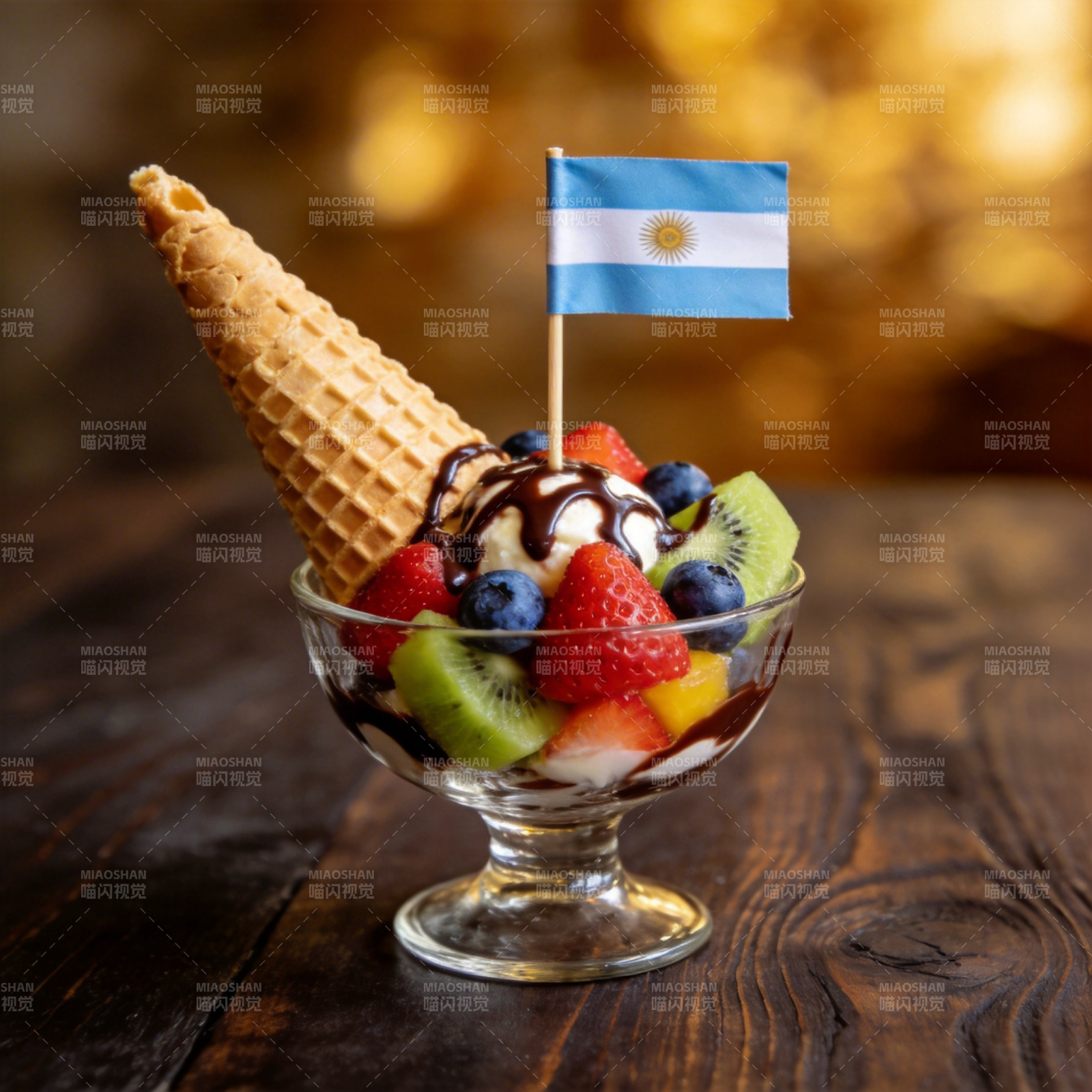 阿根廷水果冰淇淋图片