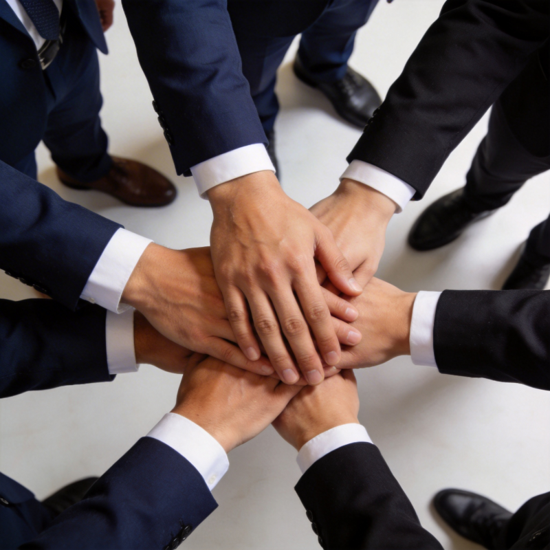 团结协作 共筑未来图片