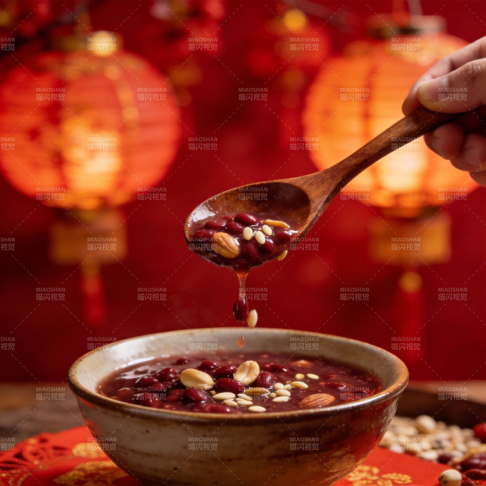 腊八粥香浓诱人图片