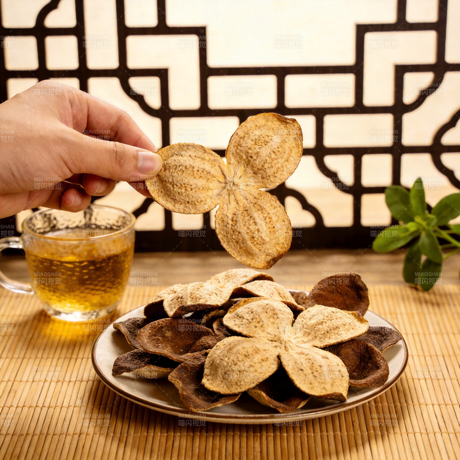 陈皮茶香四溢图片