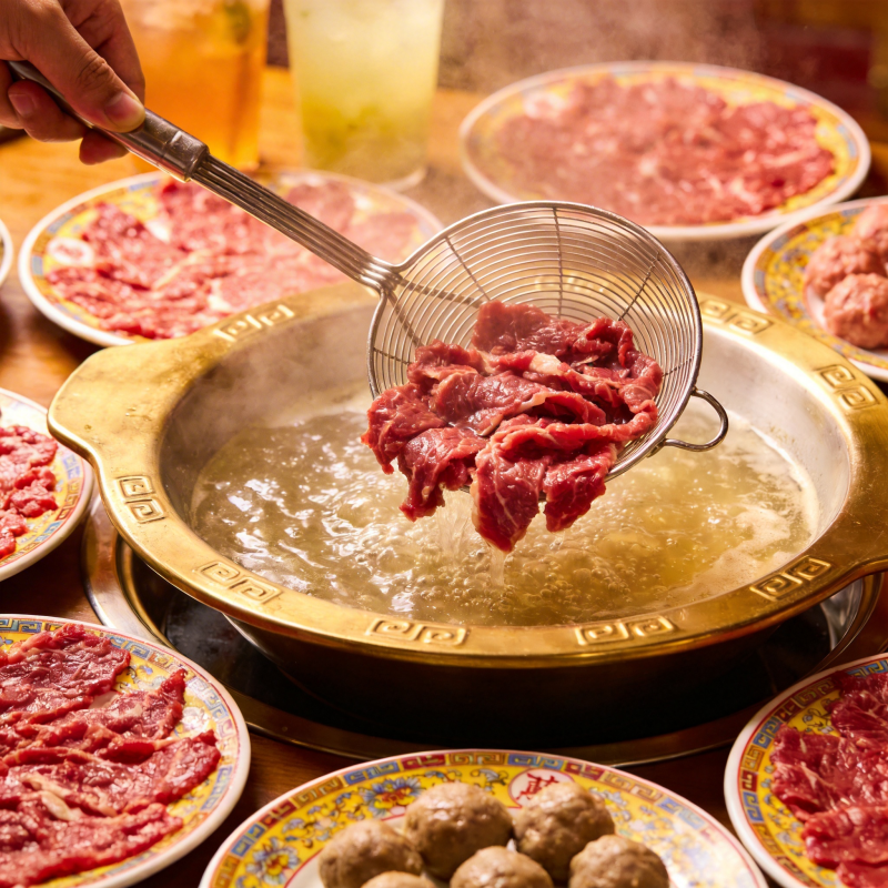 火锅涮肉 鲜嫩美味图片