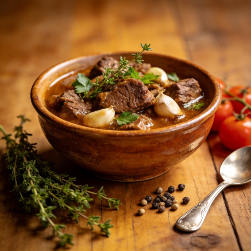 香草牛肉炖菜图片