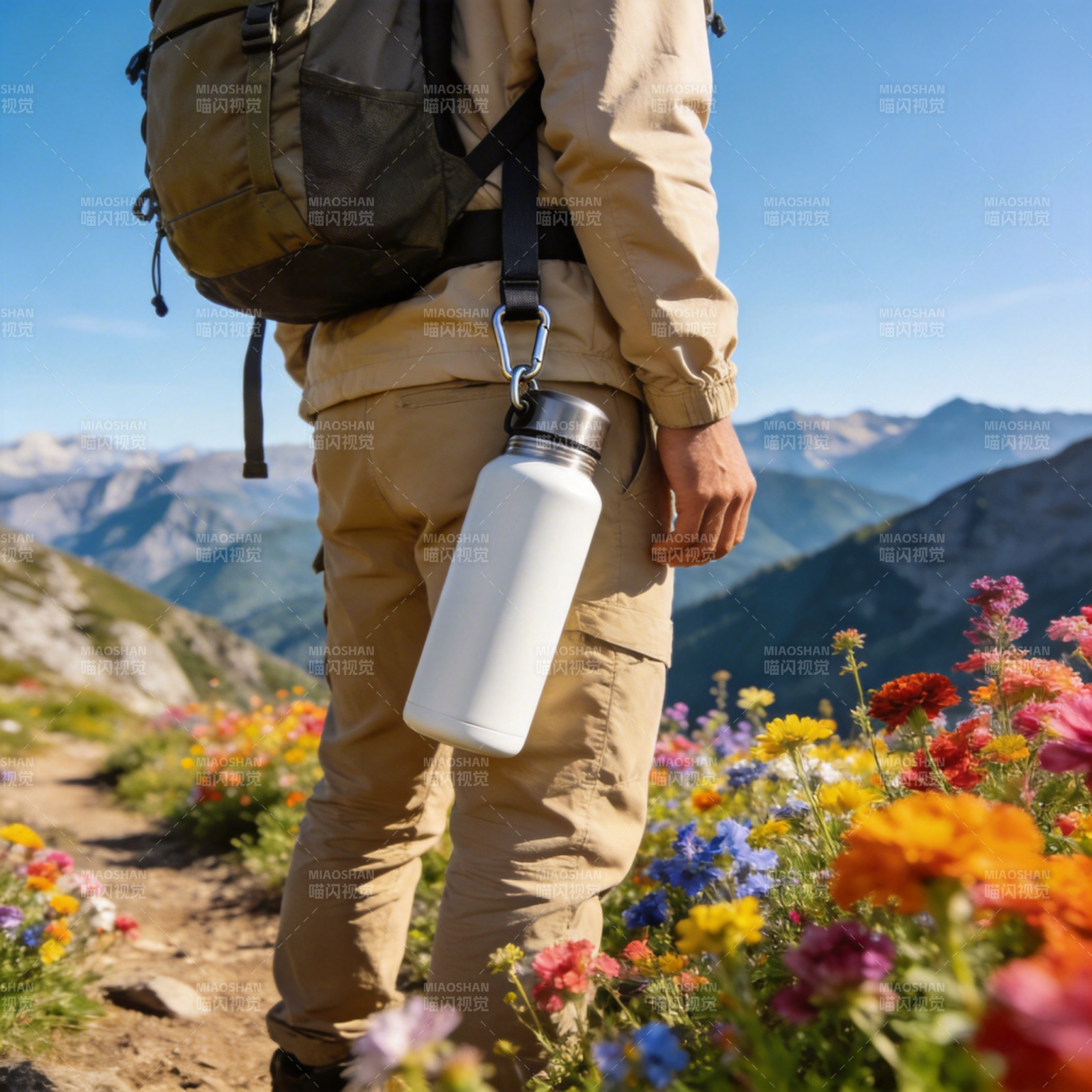 山野花间行图片