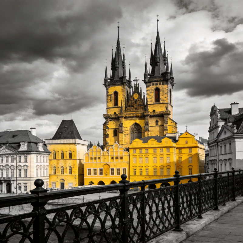 黄塔古堡云影图片