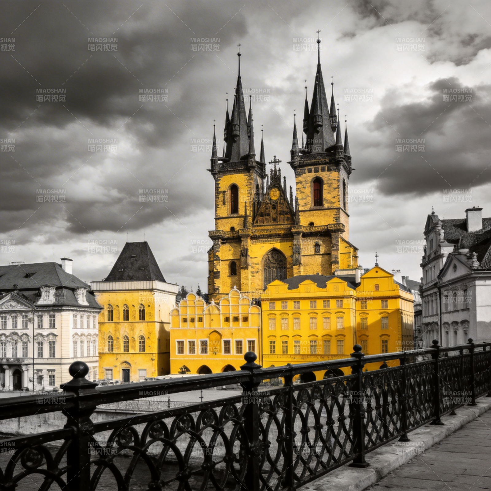 黄塔古堡云影图片