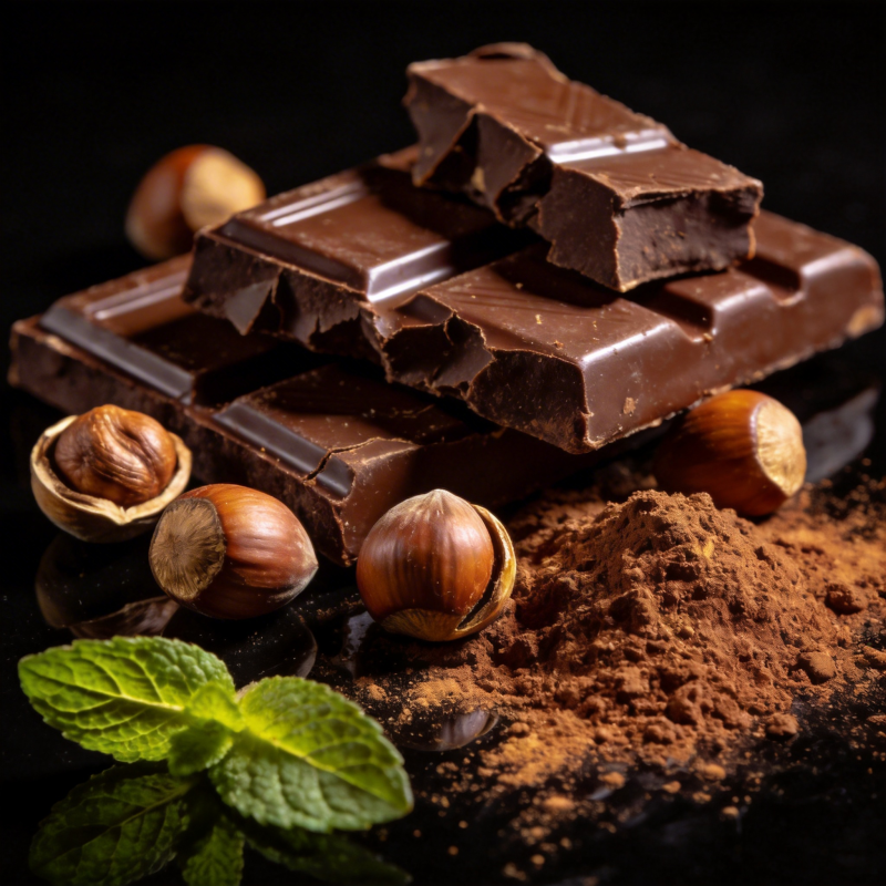 巧克力与榛果的诱惑图片