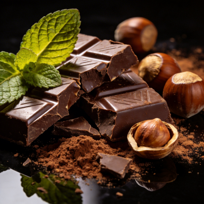 巧克力与坚果的盛宴图片