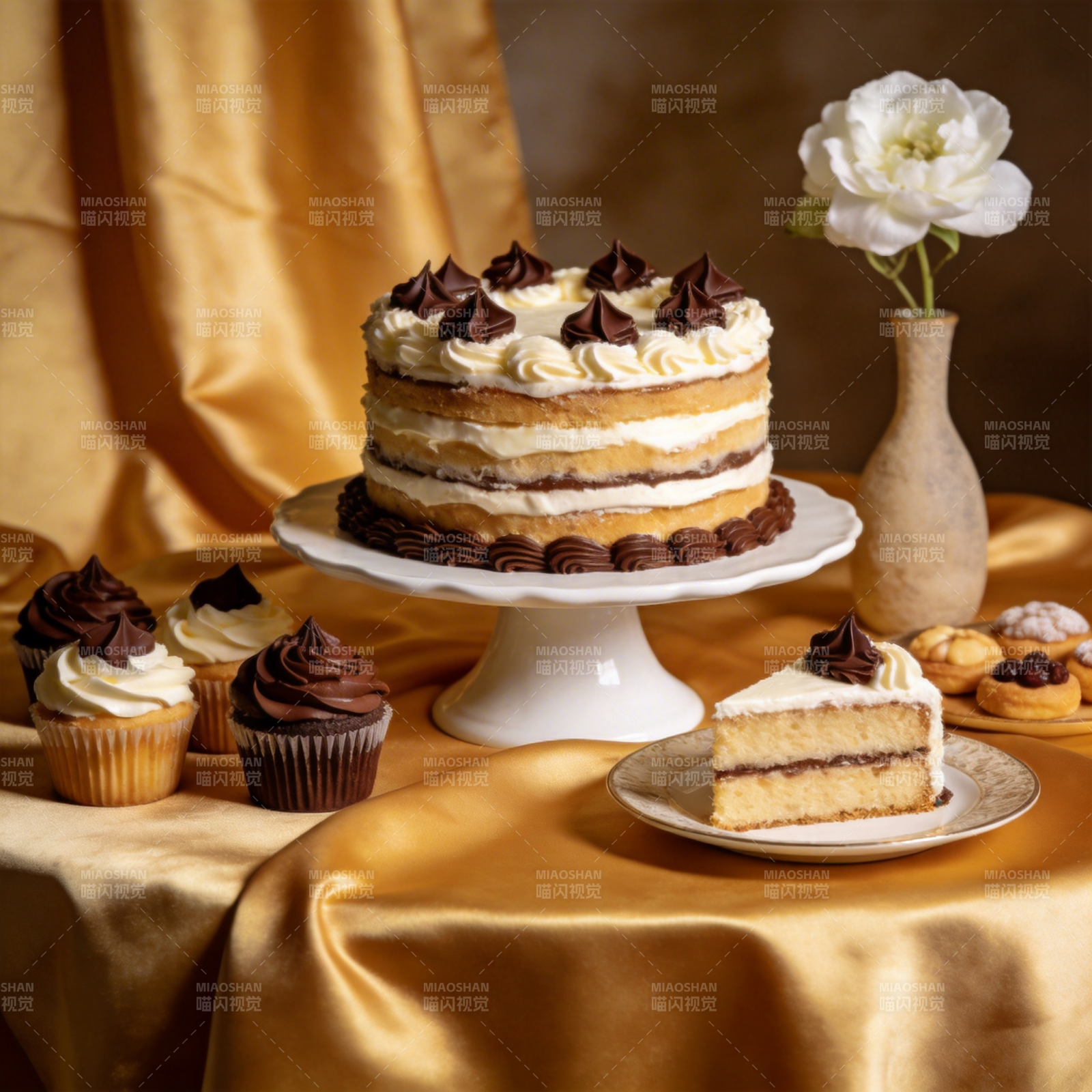 甜蜜蛋糕盛宴图片