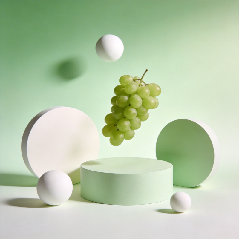 绿意葡萄悬浮艺术图片