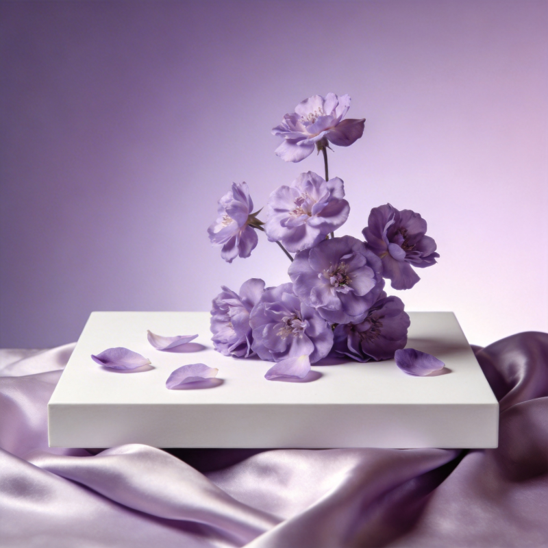 紫花静谧之美图片