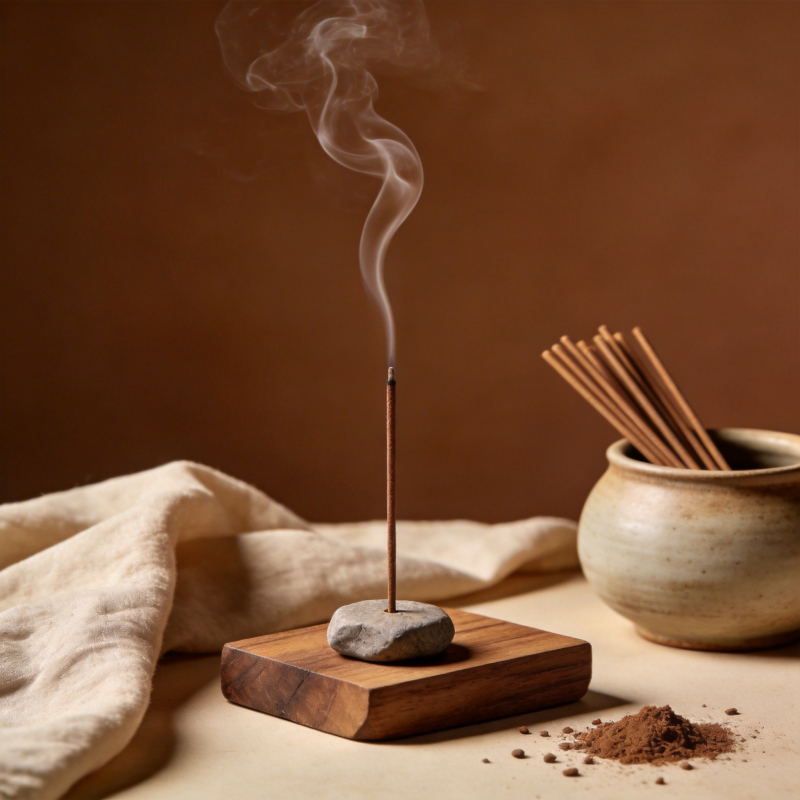 香烟袅袅 静谧时光图片